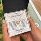 Daughter - Beyond The Stars - Love Knot Necklace - From Mom 18K Yellow Gold Finish Standard Box Jewelry