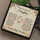 Daughter - You Always Have Me - Forever Love Necklace - From Mom 18k Yellow Gold Finish Standard Box Jewelry