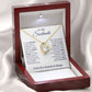Soulmate - Always Remember - Forever Love Necklace 18k Yellow Gold Finish Luxury Box Jewelry