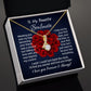 Soulmate - Meeting You Was My Fate - Alluring Beauty Necklace - Valentine Day Gift 18K Yellow Gold Finish Standard Box Jewelry