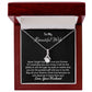 Never Forget - Gift for Wife - Alluring Beauty Necklace 14K White Gold Finish Luxury Box Jewelry
