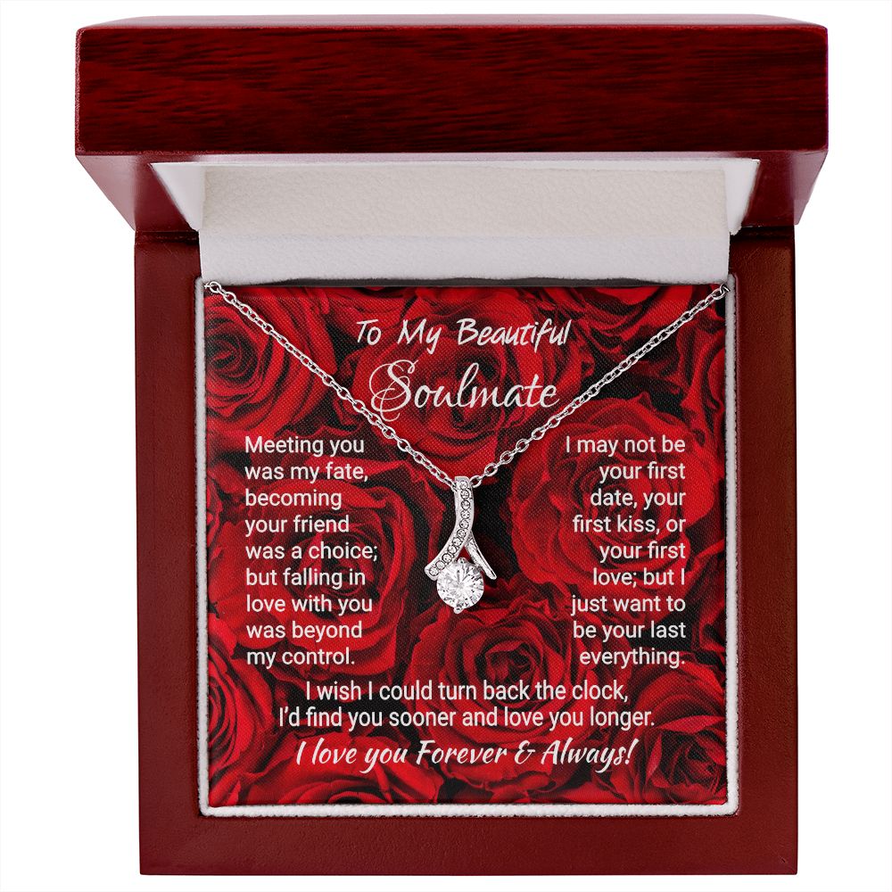 Soulmate - Meeting You Was My Fate - Alluring Beauty Necklace Jewelry