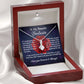 Soulmate - If I Could Give You - Alluring Beauty Necklace 14K White Gold Finish Luxury Box Jewelry