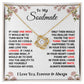 Soulmate - Always Remember - Love Knot Necklace 18K Yellow Gold Finish Standard Box Jewelry