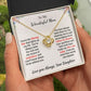 Mom - My Shining Star - Love Knot Necklace - From Daughter - Mothers Day Gift 18K Yellow Gold Finish Standard Box Jewelry