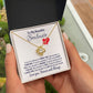 Soulmate - If You Are Asking - Love Knot Necklace 18K Yellow Gold Finish Standard Box Jewelry